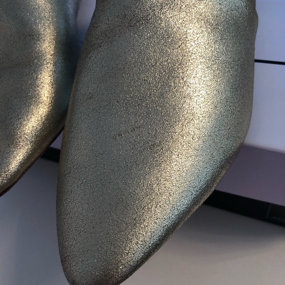 Free People Gold Flats - Picture 8 of 8